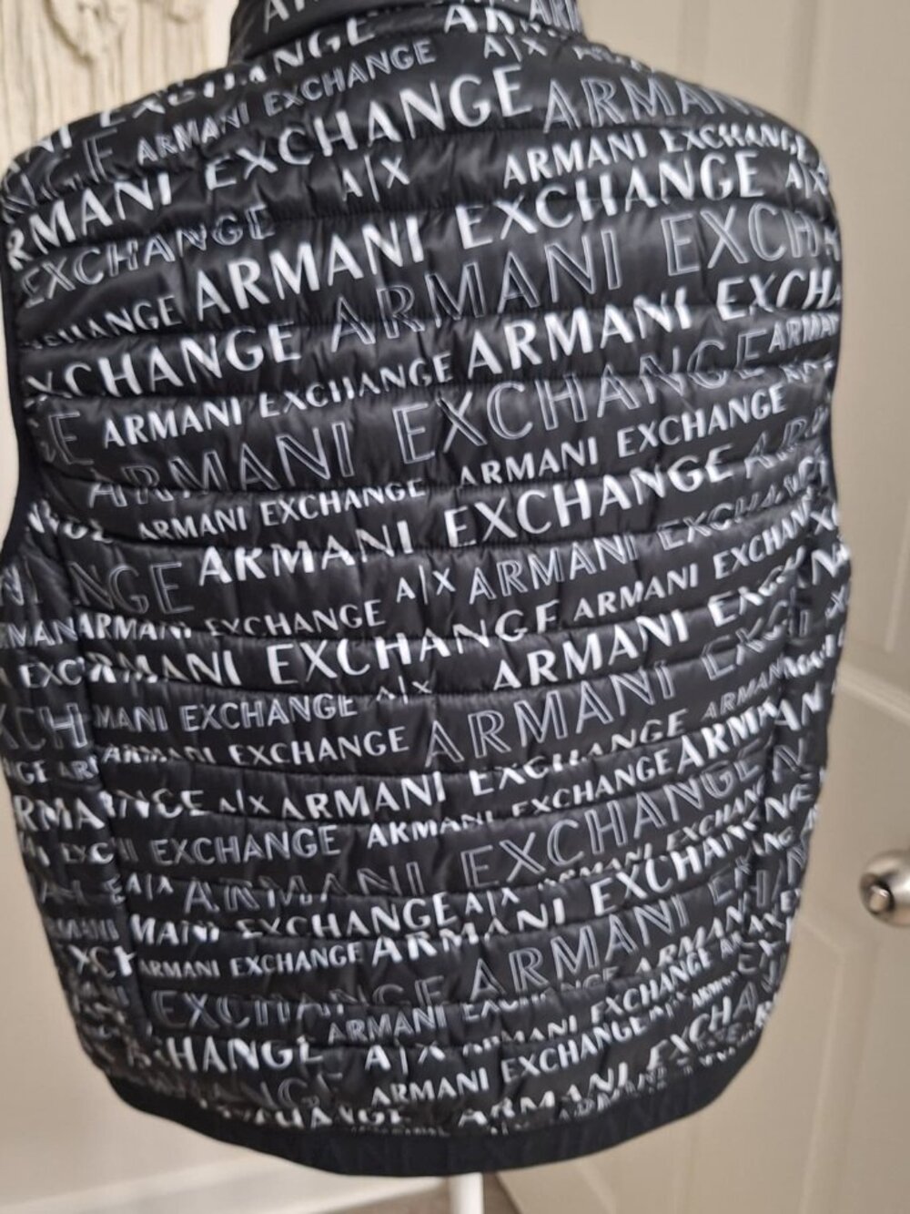 Armani Exchange Men's Black and White Vest Size L - Picture 2 of 5